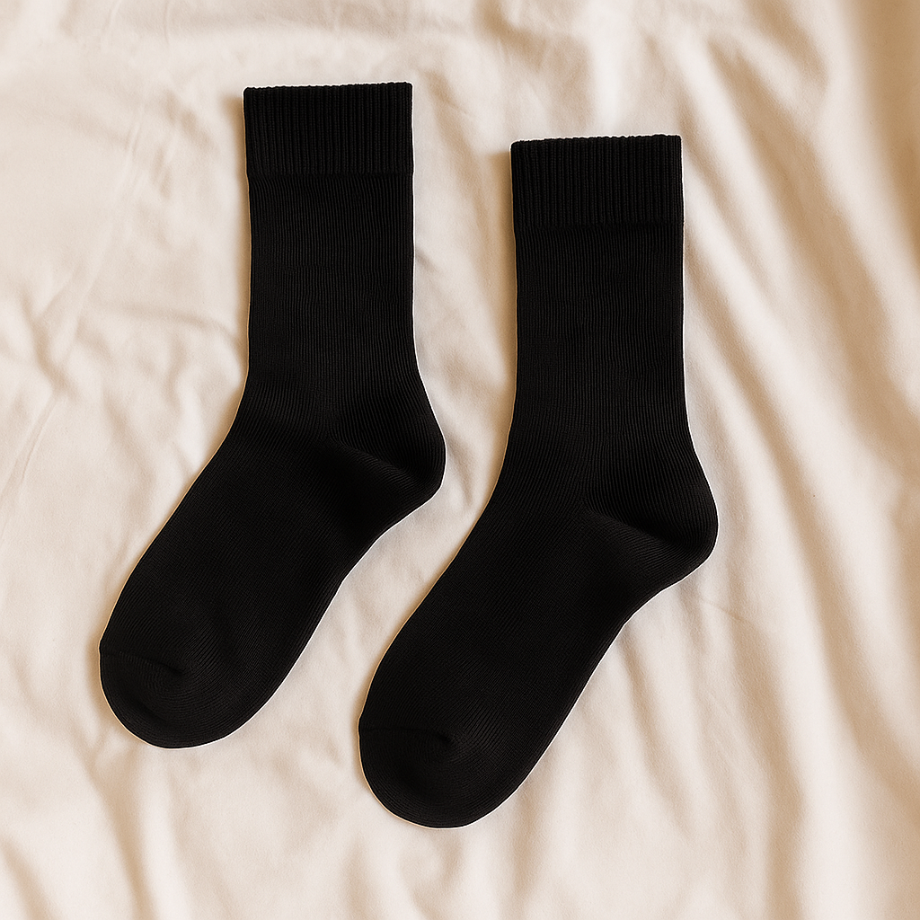 Sronam Black Compression Socks