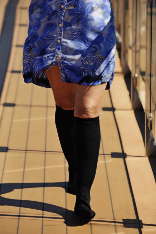 Sronam Black Compression Socks